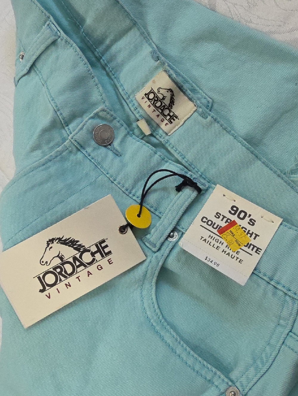 NEW Jordache Vintage 90s Straight Leg Jeans - Size 10 (FLAWED) - Picture 10 of 10